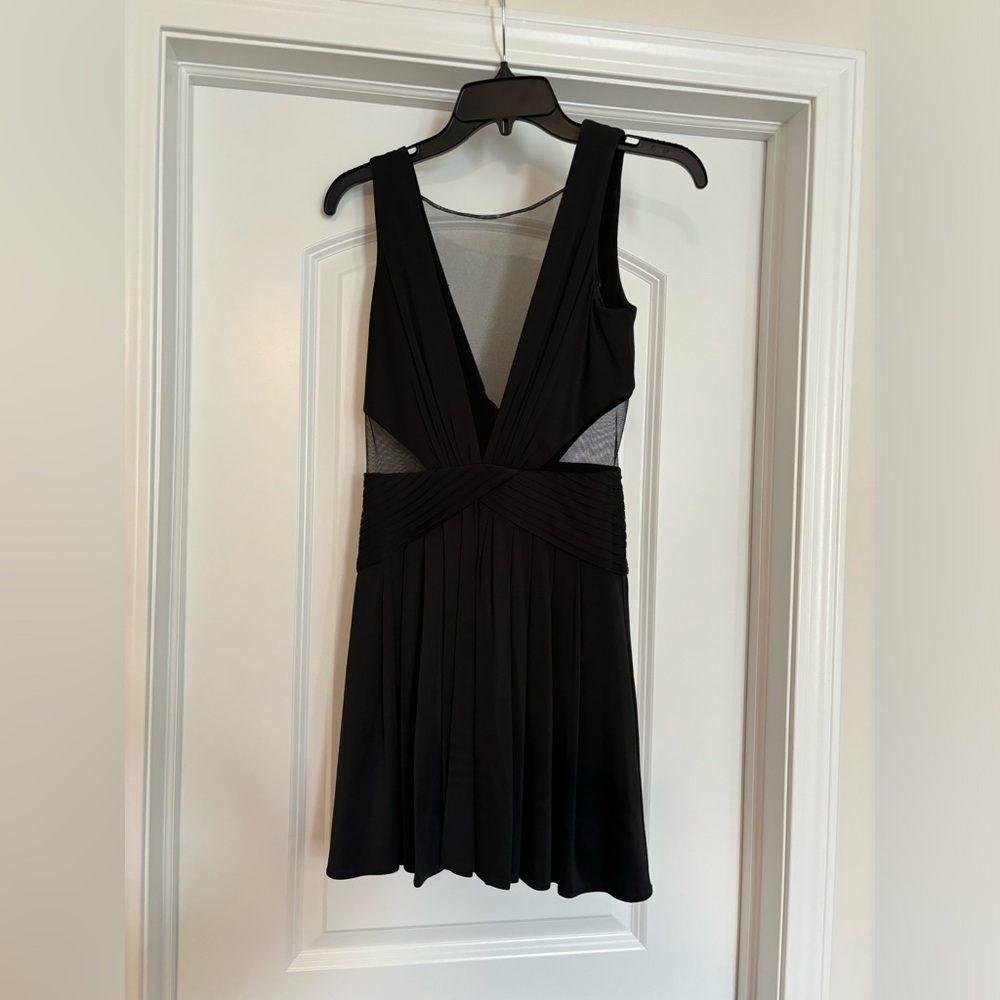 BCBG black mini dress size 4